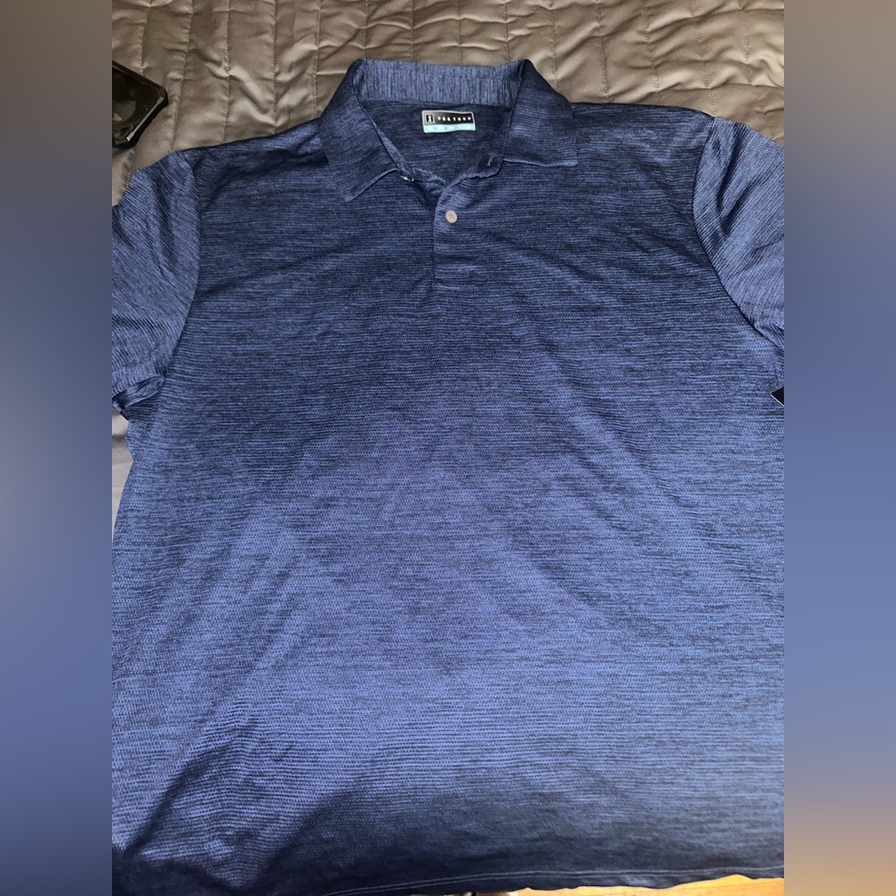 PGA Tour Men's Navy Polo Shirt